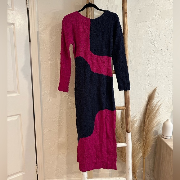 MARA HOFFMAN Amy Dress in Navy Multi Size Medium NWT - Picture 10 of 14